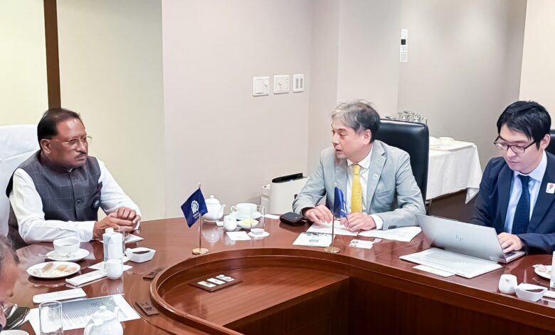 रायपुर : मुख्यमंत्री श्री विष्णुदेव साय का जापान दौरा: निवेश और नवाचार की दिशा में महत्वपूर्ण कदम रायपुर : मुख्यमंत्री श्री विष्णुदेव साय का जापान दौरा: निवेश और नवाचार की दिशा में महत्वपूर्ण कदम