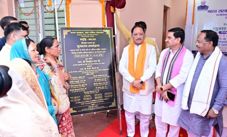 हर बूंद से अधिक उत्पादन की दिशा में बड़ा कदम: बगिया समृद्धि एम-कैड योजना से 13 गांवों के 4933 हेक्टेयर में होगी सिंचाई – मुख्यमंत्री श्री विष्णुदेव साय