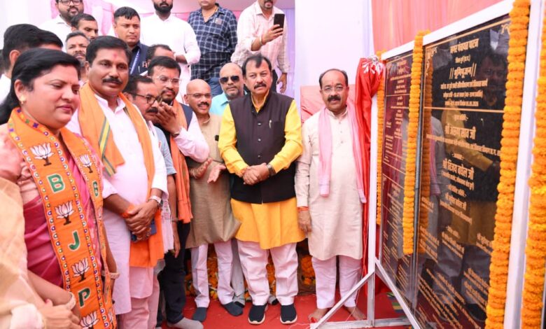 उप मुख्यमंत्री श्री अरुण साव ने 9.96 करोड़ के कार्यों का किया लोकार्पण-भूमिपूजन