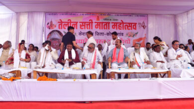 उप मुख्यमंत्री श्री अरुण साव प्रथम तेलीन सत्ती माता महोत्सव में हुए शामिल