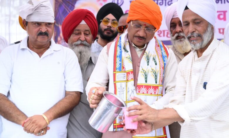 श्री गुरु अर्जुन देव जी का बलिदान सत्य, सेवा और मानवता की रक्षा का अमर संदेश : मुख्यमंत्री श्री विष्णुदेव साय