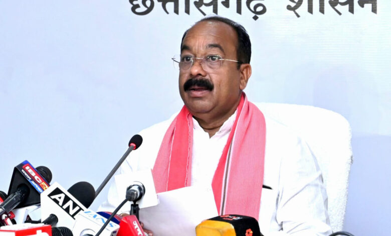 उप मुख्यमंत्री श्री अरुण साव ने कैबिनेट की बैठक में लिए गए निर्णयों की जानकारी दी