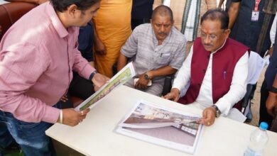 मुख्यमंत्री श्री विष्णुदेव साय ने सलियाटोली में निर्माणाधीन नालंदा परिसर का किया निरीक्षण