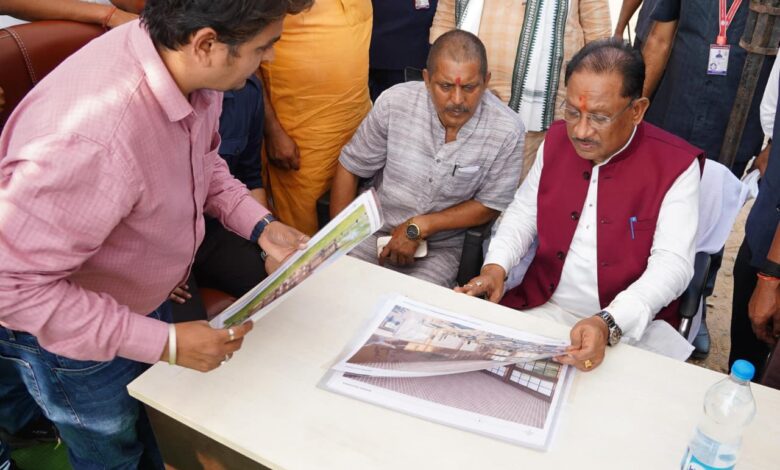 मुख्यमंत्री श्री विष्णुदेव साय ने सलियाटोली में निर्माणाधीन नालंदा परिसर का किया निरीक्षण मुख्यमंत्री श्री विष्णुदेव साय ने सलियाटोली में निर्माणाधीन नालंदा परिसर का किया निरीक्षण