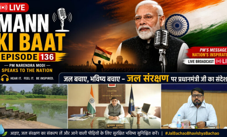 प्रधानमंत्री के ‘मन की बात’ में गूंजा कोरबा का जल संरक्षण मॉडल प्रधानमंत्री के ‘मन की बात’ में गूंजा कोरबा का जल संरक्षण मॉडल