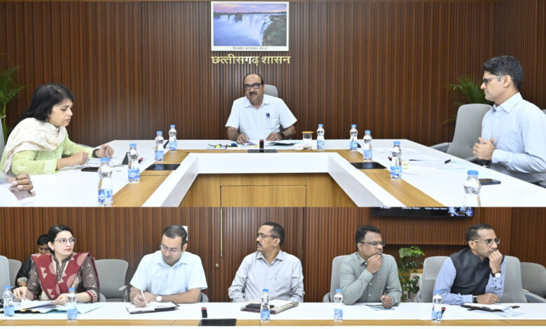 उपराष्ट्रपति के 2 सितंबर को प्रस्तावित छत्तीसगढ़ प्रवास की तैयारियों की मुख्य सचिव ने की समीक्षा