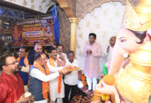 117 वर्षों से चली आ रही गणेशोत्सव की परंपरा में शामिल हुए मुख्यमंत्री श्री विष्णु देव साय