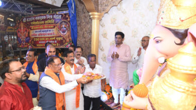 117 वर्षों से चली आ रही गणेशोत्सव की परंपरा में शामिल हुए मुख्यमंत्री श्री विष्णु देव साय