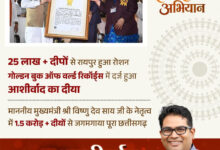 ‘आशीर्वाद का दीया’ बना विश्व रिकॉर्ड का साक्षी