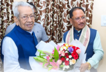 मुख्यमंत्री श्री विष्णु देव साय ने छत्तीसगढ़ के पूर्व राज्यपाल श्री विश्वभूषण हरिचंदन से की सौजन्य भेंट