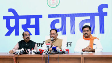 मुख्यमंत्री श्री विष्णु देव साय और उप मुख्यमंत्री श्री अरुण साव ने कैबिनेट की बैठक में लिए गए निर्णयों की जानकारी दी