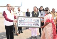 राष्ट्रपति श्रीमती द्रौपदी मुर्मु छत्तीसगढ़ प्रवास के पश्चात रायपुर से हुईं रवाना
