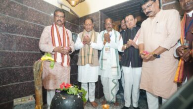 मुख्यमंत्री श्री विष्णु देव साय ने रामचंडी मंदिर में पूजा-अर्चना कर प्रदेश की खुशहाली एवं सुख-समृद्धि की कामना की