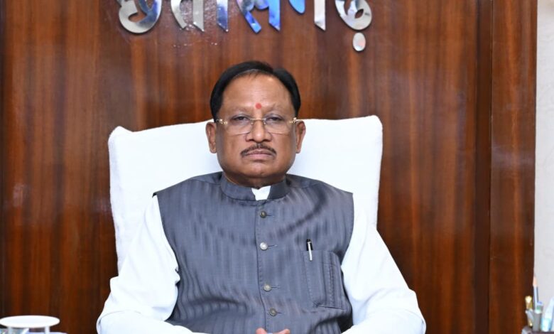 मुख्यमंत्री श्री विष्णु देव साय की अध्यक्षता में आज सिविल लाइन स्थित मुख्यमंत्री निवास में मंत्री परिषद की बैठक मुख्यमंत्री श्री विष्णु देव साय की अध्यक्षता में आज सिविल लाइन स्थित मुख्यमंत्री निवास में मंत्री परिषद की बैठक