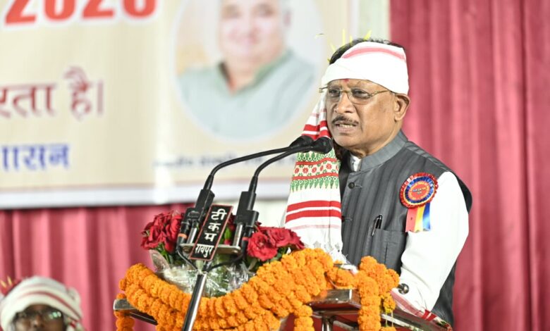करम परब हमारी समृद्ध जनजातीय संस्कृति और पूर्वजों की अमूल्य धरोहर, इसका संरक्षण एवं संवर्धन हम सभी का नैतिक दायित्व : मुख्यमंत्री श्री साय करम परब हमारी समृद्ध जनजातीय संस्कृति और पूर्वजों की अमूल्य धरोहर, इसका संरक्षण एवं संवर्धन हम सभी का नैतिक दायित्व : मुख्यमंत्री श्री साय