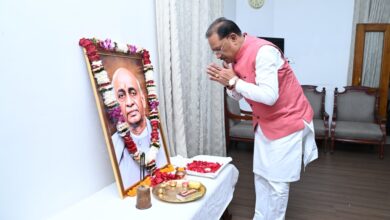 मुख्यमंत्री श्री विष्णु देव साय ने लौह पुरुष सरदार वल्लभभाई पटेल की जयंती पर उन्हें किया नमन