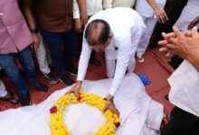 मुख्यमंत्री श्री विष्णुदेव साय ने स्वर्गीय विधायक श्री डोमनलाल कोर्सेवाड़ा को दी अंतिम विदाई