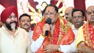 मुख्यमंत्री श्री विष्णु देव साय ने मां काली और मां दुर्गा की पूजा-अर्चना कर प्रदेश की सुख-समृद्धि की कामना की